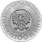 100 Zlotys Mikolaj Kopernik big; Trial Strike Al obverse image