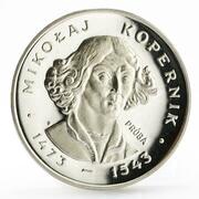 100 Zlotys Mikolaj Kopernik bust; Trial Strike Ag, Poland, 1973 reverse image