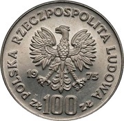 100 Zlotys Helena Modrzejewska; Trial Strike obverse image