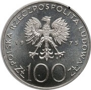 100 Zlotys Helena Modrzejewska; Trial Strike obverse image
