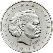 100 Zlotys Ignacy Jan Paderewski; Trial Strike, Poland, 1975 reverse image