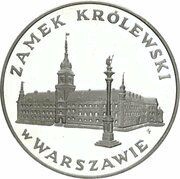 100 Zlotys Royal Castle in Warsaw, Poland, 1975 reverse image