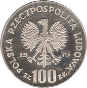 100 Zlotys Helena Modrzejewska obverse image