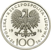 100 Zlotys Tadeusz Kościuszko; Trial Strike obverse image