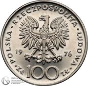 100 Zlotys Tadeusz Kościuszko; Trial Strike obverse image