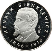 100 Zlotys Henryk Sienkiewicz; Trial Strike, Poland, 1977 reverse image