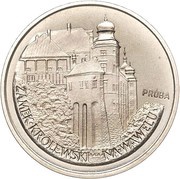 100 Zlotys Wawel Castle of Krakow; Trial Strike, Poland, 1977 reverse image