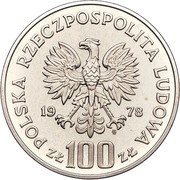 100 Zlotys Environmental Protection - Moose; Trial Strike obverse image