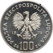 100 Zlotys Environmental Protection - Moose; Trial Strike obverse image