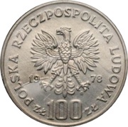 100 Zlotys Environmental Protection - Beaver; Trial Strike obverse image