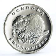 100 Zlotys Environmental Protection - Beaver; Trial Strike, Poland, 1978 reverse image