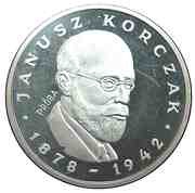 100 Zlotys Janusz Korczak; Trial Strike, Poland, 1978 reverse image