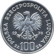 100 Zlotys Environmental Protection - Moose obverse image