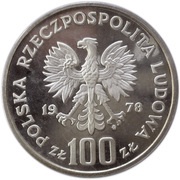 100 Zlotys Janusz Korczak obverse image