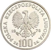 100 Zlotys Environmental Protection - Beaver obverse image