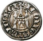 Sterling - John I Brabançon castle obverse image
