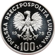 100 Zlotys Henryk Wieniawski; Trial Strike with date Ag obverse image