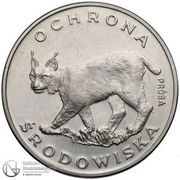 100 Zlotys Environmental Protection - Lynx; Trial Strike, Poland, 1979 reverse image