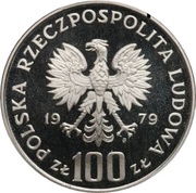 100 Zlotys Ludwik Zamenhof; Trial Strike obverse image