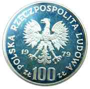 100 Zlotys Henryk Wieniawski obverse image