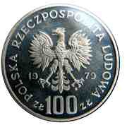 100 Zlotys Environmental Protection - Lynx obverse image