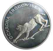 100 Zlotys Environmental Protection - Lynx, Poland, 1979 reverse image