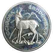 100 Zlotys Environmental Protection - Chamois, Poland, 1979 reverse image
