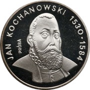 100 Zlotys Jan Kochanowski; Trial Strike, Poland, 1980 reverse image