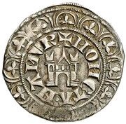 1 Groat - John I castle reverse image