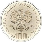 100 Zlotys Environment Protection - Horse; Trial Strike obverse image
