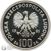 100 Zlotys Environmental Protection - Horses; Trial Strike obverse image