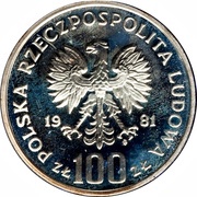 100 Zlotys Environmental Protection - Horse obverse image