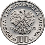 100 Zlotys Environment Protection - Bear; Trial Strike obverse image
