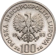 100 Zlotys Environment Protection - Bears; Trial Strike obverse image