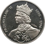 100 Zlotys Przemysław II Trial Strike, Poland, 1985 reverse image