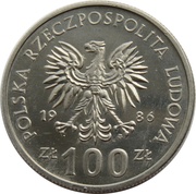 100 Zlotys Ladislaus I the Elbow-high obverse image