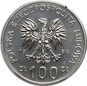 100 Zlotys Greater Poland Uprising Trial Strike obverse image