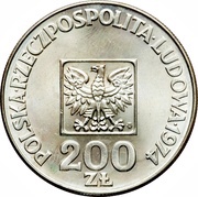 200 Zlotys People's Republic obverse image