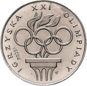 200 Zlotys XXI Summer Olympics; Trial Strike, Poland, 1976 reverse image