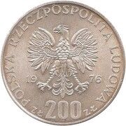 200 Zlotys XXI Summer Olympics obverse image