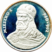 200 Zlotys Duke Mieszko I, Poland, 1979 reverse image