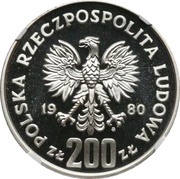 200 Zlotys Kazimierz I Odnowiciel; Trial Strike obverse image