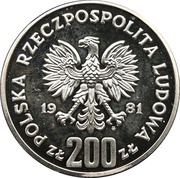 200 Zlotys Ladislaus I Herman obverse image
