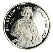 200 Zlotys Bolesław II Smialy; Trial Strike, Poland, 1981 reverse image