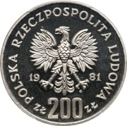 200 Zlotys Ladislaus I Herman; Trial Strike obverse image