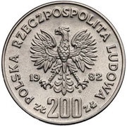 200 Zlotys Boleslaus III Wrymouth - Half Length Portrait; Trial Strike obverse image