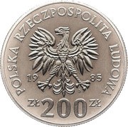 200 Zlotys Memorial Hospital Center; Trial Strike obverse image