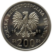 200 Zlotys World Football Championship; Trial Strike obverse image