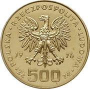 500 Zlotys Kazimierz Pułaski obverse image
