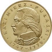 500 Zlotys Kazimierz Pułaski reverse image
